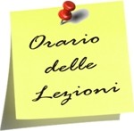 orario delle lezioni